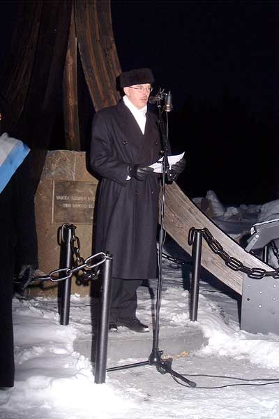 13 марта 2003 года. Открытие монумента Зимней войне