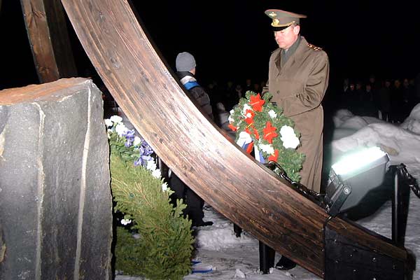 March 13, 2003. The opening of Monument of the Winter War