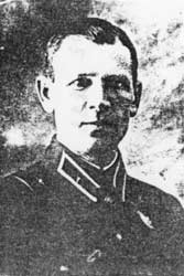 1930-luvun lopulla. Prikaatinkomentaja Aleksei Vinogranov (?)