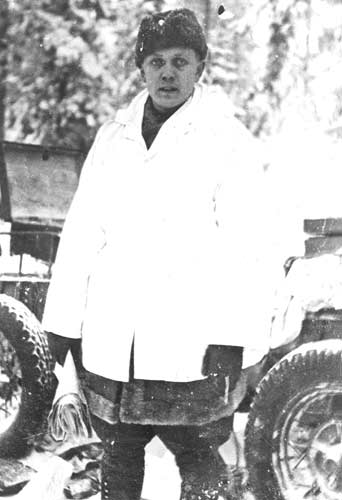 1940. Finnish captain Alpo Kullervo Marttinen, chief of headquarters